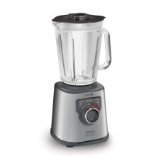 Krups KB403D Perfectmix + Hochleistungsstandmixer, 1.200W, 28.000 UpM, 2L Glasbeh?lter, 3 voreingestellte Programme, Powelix- Technologie, Edelstahl/D