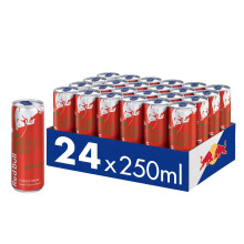 Red Bull Energy Drink Red Edition - 24er Palette Dosen - Getr?nke mit Wassermelone-Geschmack, EINWEG (24 x 250 ml)