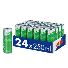 Red Bull Energy Drink Green Edition - 24er Palette Dosen - Getr?nke mit Kaktusfrucht-Geschmack, EINWEG (24 x 250 ml)