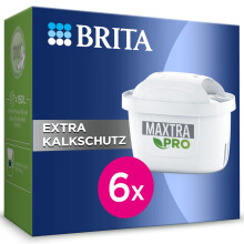 BRITA Wasserfilter Kartusche MAXTRA PRO Extra Kalkschutz (6er-Pack) Halbjahrespack|Original Ersatz-Wasserfilter f?r alle BRITA Kannen, filtert Kalk, u