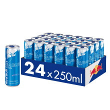 Red Bull Energy Drink Sea Blue Edition Juneberry - 24er Palette Dosen Getr?nke, EINWEG (24 x 250 ml)