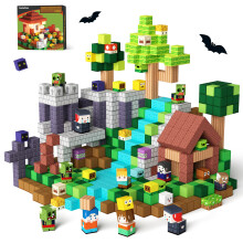 GobiDex Magnetische Bausteine 100 St?ck - Zomblock Magnetbl?cke f?r Kinder, Montessori Spielzeug & Knobelspiele, Kreatives Geschenk f?r Jungen und M?d