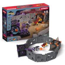 schleich ELDRADOR CREATURES | BATTLE CAVE Arena: Lava vs. Schatten 42673 | Set aus 2 x ELDRADOR Battle Cave, 2 x Monster und 2 x Kristall | Caves zur