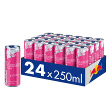 NEU: Red Bull Energy Drink Summer Edition White Peach - 24er Palette Dosen - Getr?nke mit White Peach Geschmack, EINWEG (24 x 250 ml)
