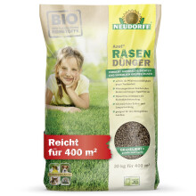 Neudorff Azet RasenD?nger ? Bio Rasend?nger f?r 400 m? sorgt f?r eine dichte, gr?ne und strapazierf?hige Rasenfl?che mit 6 Monaten Langzeitwirkung, 20