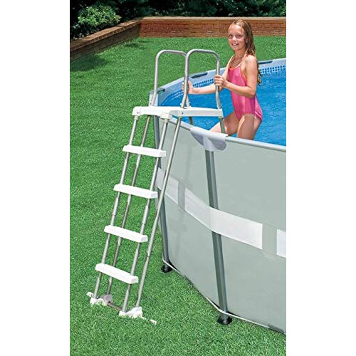 Intex Intex Sicherheitsleiter 28077, F?r Pools Von 132 H?he, Grau 2