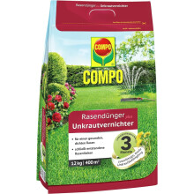 COMPO FLORANID Rasend?nger plus Unkrautvernichter, 3 Monate Langzeitwirkung, Feingranulat, 12 kg, 400 m?