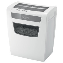 Leitz IQ Home Office Aktenvernichter, 12-10 Blatt Kapazit?t (70-80 g/m?), Partikelschnitt, Sicherheitsstufe P4, Die Nummer 1 am Markt, 23L Abfallbeh?l