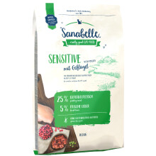 Sanabelle Sensitive mit Gefl?gel | Katzentrockenfutter f?r ern?hrungssensible Katzen | 1 x 10 kg