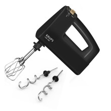 Krups F60858 3 MIX 7000 Handmixer 60 Jahre Edition | 500W | ergonomischer Griff | 1,65m-langes Kabel | Geschwindigkeitsregler, Schneebesen & Knethacke
