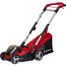 Einhell Akku-Rasenm?her GE-CM 36/34-1 Li-Solo Power X-Change (36 V, 33,5 cm Schnittbreite, bis 200 m?, 30L Grasfangkorb, 25-65 mm Schnitth?he, ohne Ak