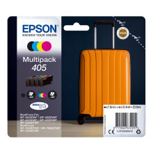 Epson Orginal 405 Tinte Koffer Multipack 4-farbig Standard WF-3820DWF WF-3825DWF WF-4820DWF WF-4825DWF WF-4830DTWF WF-7830DTWF WF-7835DTWF WF-7840DTWF