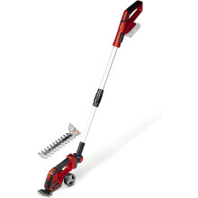 Einhell Akku-Gras- und Strauchschere GE-CG 18/100 Li T-Solo Power X-Change (Li-Ion, 18 V, Teleskopstiel, Schnittbreite Grasschneideblatt 100 mm, Strau