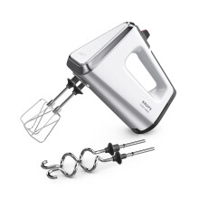 Krups 3 Mix 9000 Handmixer, GN9101 inkl. Schneebesen und Knethaken, Wei?/Silber, 750 Watt