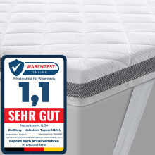 BedStory Gel Topper 180x200cm H3/H4 aus 7,5 cm H?he Kaltschaumkern, atmungsaktive 3D-Netz Bezug, Bequeme Matratzentopper f?r Boxspringbett und unbeque