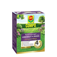 COMPO Rasend?nger gegen Unkraut + Moos Komplett-Pflege - optimale N?hrstoffversirgung - 3 Monate Langzeitwirkung - gegen Moos und Unkraut - 6 kg f?r 2