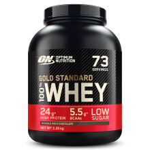Optimum Nutrition Gold Standard 100% Molkenproteinpulver, Double Rich Chocolate, 73 Portionen