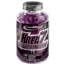 Krea7 Superalkaline Kreatin Tabletten 180 Stk. - 1590mg Kreatin pro Tablette, Mit hochdosierter 7-Komponenten-Formel, Kreatin vegan & zuckerfrei