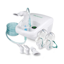 Medisana IN 500 Inhalator, Inhalationsger?t mit Mundst?ck und Maske f?r Erwachsene und Kinder, Vernebler Inhalierger?t bei Erk?ltung oder Asthma mit e