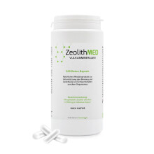 Zeolith MED Detox-Kapseln, Medizinprodukt, hochdosiert, hochwirksam ultrafein 9?m, Apothekenqualit?t, Entgiftung von Schwermetallen, 100% Zeolith-Klin
