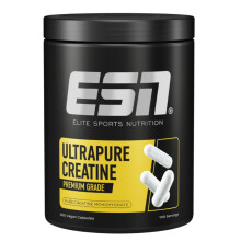 ESN Ultrapure Creatine Monohydrate, 300 Kapseln, 100 Portionen, Kreatin Kapseln, mikrofein & perfekt l?slich, vegan - made in Germany