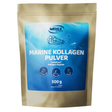 Marine Kollagen Pulver 500g - Bioaktive Collagen Hydrolysat Peptide - Markenrohstoff CollaPure? - Wehle Sports Fisch Kollagen - Neutral