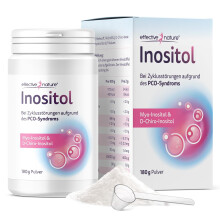 effective nature Inositol Pulver 180 g ? Myo-Inositol & D-Chiro-Inositol ? Zur Unterst?tzung des hormonellen Gleichgewichts (PCO-Syndrom) ? 90-Tage-Vo