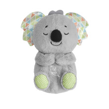Fisher-Price Schlummer-Koala mit Sanfter Musik, Licht & Rhythmischen Atembewegungen, Koala Kuscheltier, Baby Spielzeug, Nachtlicht mit Musik f?r Babys