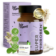 fairment SuperMikroben? Bakterien St?mme 3 MRD KBE/Tagesdosis, mit Zink, vegan, histamin-freundlich und hochdosiert, 60 Kapseln aus Deutschland