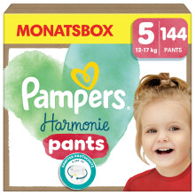 Pampers Harmonie Pants Gr??e 5, 144 Windeln, 12kg-17kg, sanfter Hautschutz und 360? Komfort-Fit