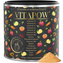 Multivitamin Pulver + Magnesium, Zink & Selen - Vitamine A-Z hochdosiert - Immunsystem st?rken - hochwertige Mikron?hrstoffe - ohne Zuckerzusatz - veg