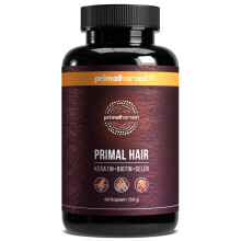 Primal Hair von Primal Harvest ? Haarnahrungserg?nzungsmittel mit Selen, Zink, Keratin, Biotin, Selen und Vitamin B-Komplex, f?r M?nner und Frauen, 60