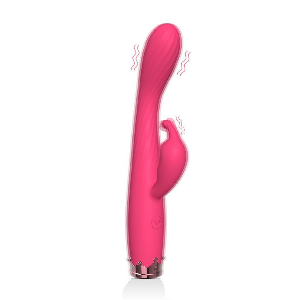 (red) Powerful Beginner G-spot Rabbit Vibrator For Women 10 Speed Nipple Clitoris Stimulation Female Orgasm Finger Shaped Sex Toys