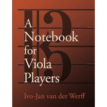 A Notebook for Viola Players by van der Werff IvoJan Professor of Viol