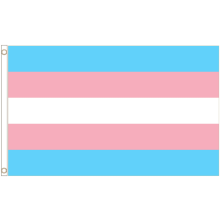 (5' x 3' - 150cm x 90cm) Transgender LGBTQ+ Transexual Pride Polyester Flag