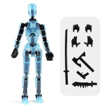 (ΒΕΡΙΚΟΚΟ) DIY Luminous T13 Multi-Jointed Movable Shapeshift Robot 3D Printed Mannequin Lucky