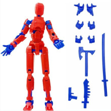 (στυλ12)Movable Shapeshift Robot 2.0 3D Printed Mannequin Dummy 13 Action Figures Παιχνίδια