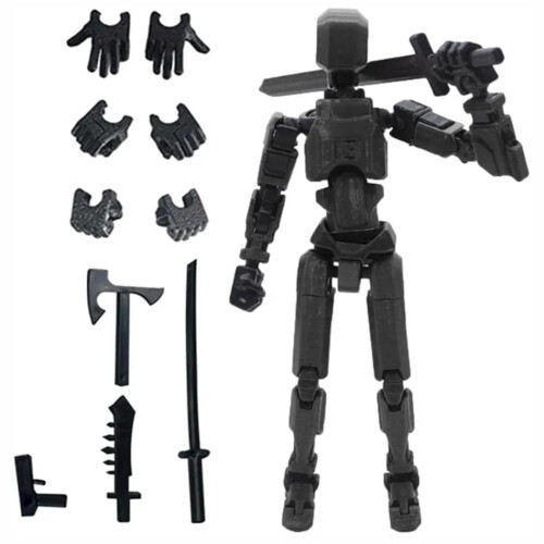 (style2)Multi-Jointed Movable Shapeshift Robot 2.0 3D Printed Mannequin Dummy 13 Action Figures Παιχνίδια