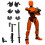 (στυλ10)Movable Shapeshift Robot 2.0 3D Printed Mannequin Dummy 13 Action Figures Παιχνίδια 1