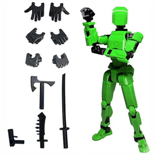 (style3)Multi-Jointed Movable Shapeshift Robot 2.0 3D Printed Mannequin Dummy 13 Action Figures Παιχνίδια
