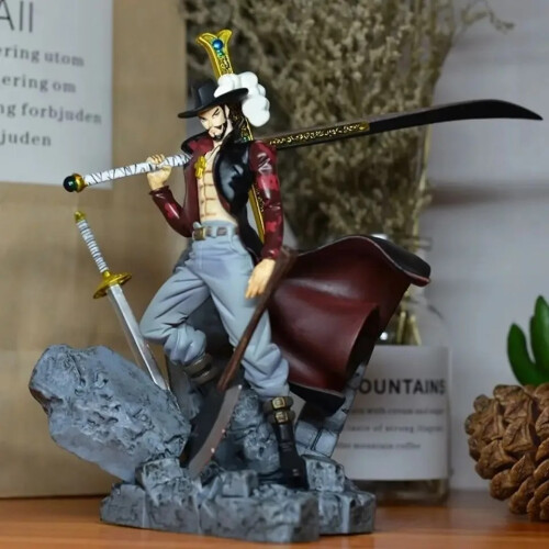 (ΛΕΥΚΟ) ONE PIECE Φιγούρες Eagle eye Dracule Mihawk Anime Figure Top War PVC Φιγούρα