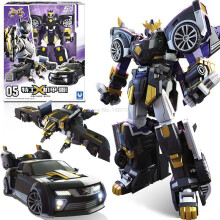 (Värilaatikolla 8955) Mini Force Super Dinosaur Power Transformation Robottilelut Toimintahahmot MiniForce X -simulaatioauto