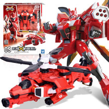 (Värilaatikon 8959 kanssa) Mini Force Super Dinosaur Power Transformation Robot Lelut Toimintahahmot MiniForce X -simulaatioauto