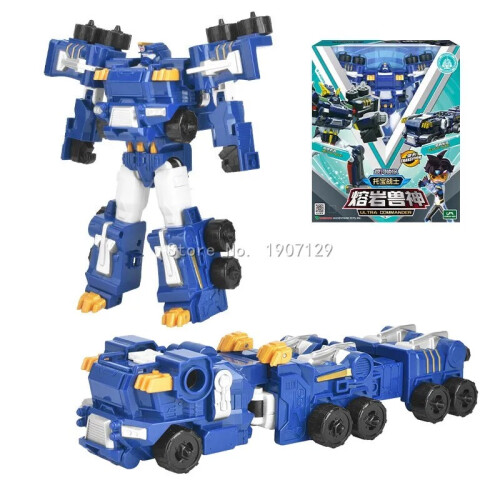 (Με έγχρωμο κουτί F)New Galaxy Detectives Tobot V Μεταμόρφωση ρομπότ σε