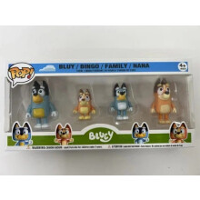 (A3-Avec boîte) 4 pièces/ensemble figurine POP Harry Potter One Piece Luffy Chopper AISI Luo Luffytaro