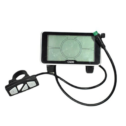 5S Protocol 24V 36V 48V LCD C600 Big Screen Electric Bicycle Display