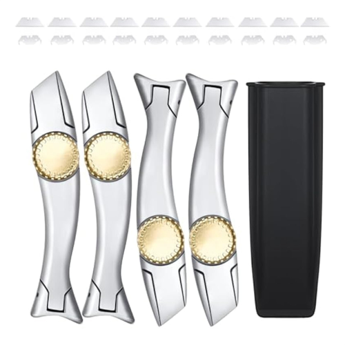 4Pcs Carpet Knife with 20Pcs Replacement Knife Blades Roofing Tools