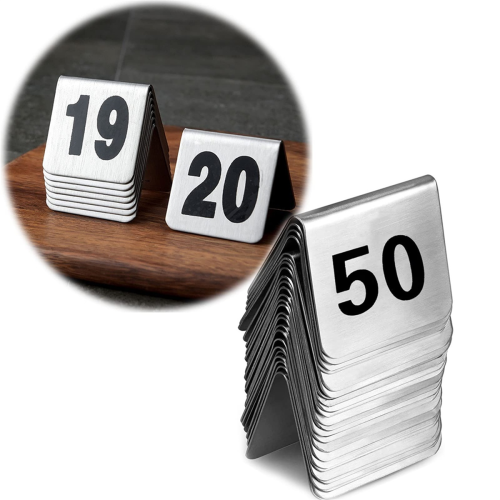 50 pezzi segnaposto da tavolo per ristorante e bar 1