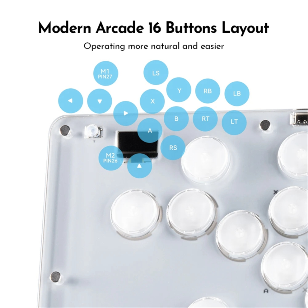 12Keys Arcade Joystick Leverless Controller Street Controller 4853809369597