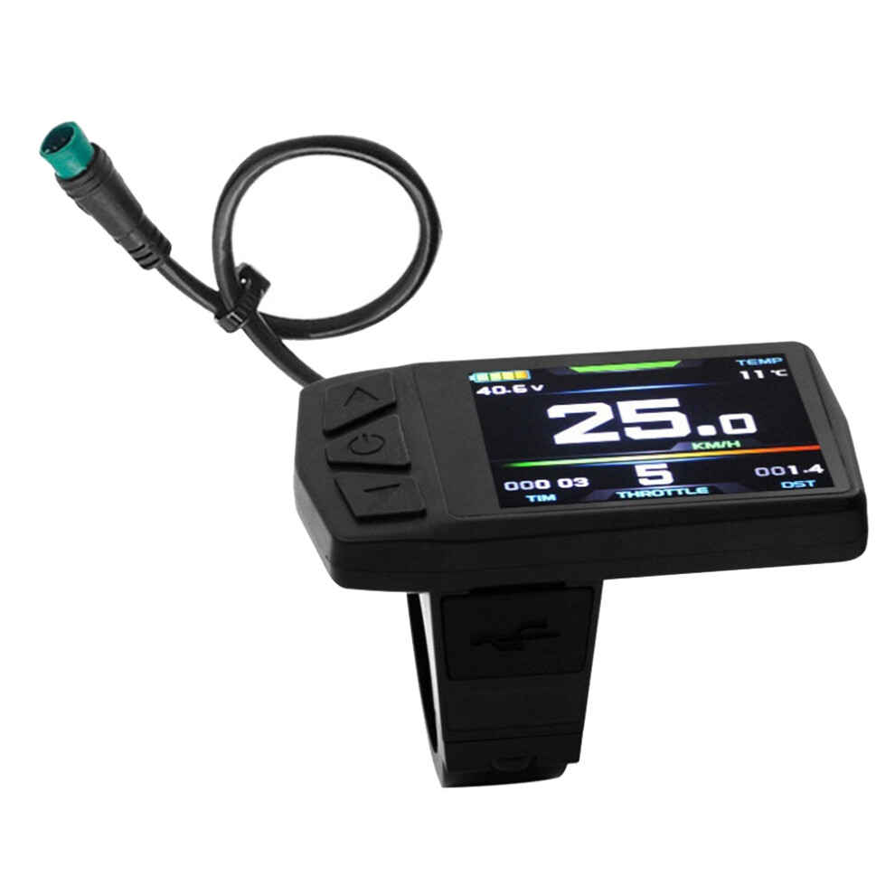 Compteur d'affichage LCD KT-TF01U 24 V 36 V 48 V, connexion étanche